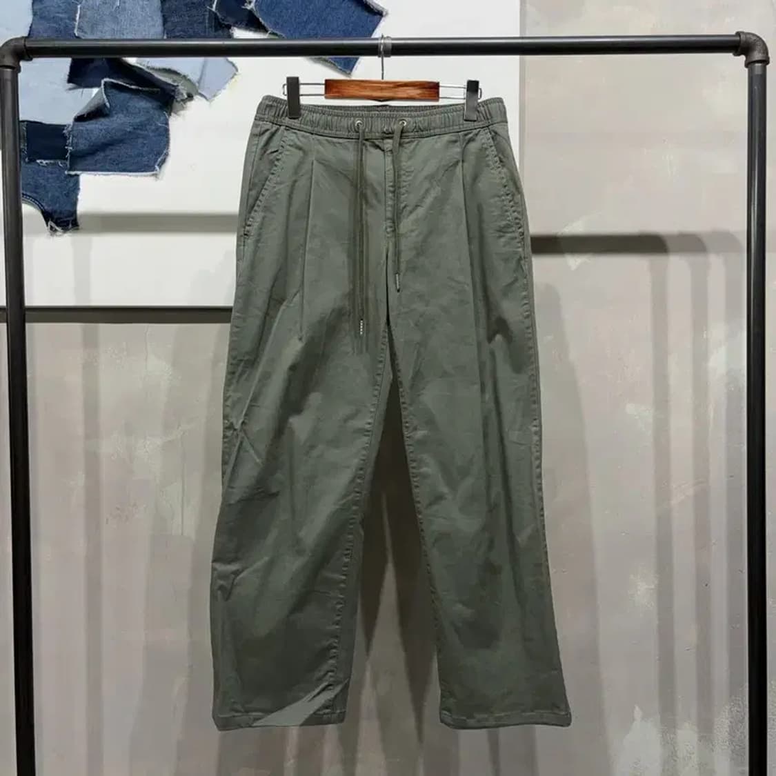 (28~30인치) 에잇세컨즈 여성 캐주얼 밴딩 턱 면바지 팬츠 상품이미지1