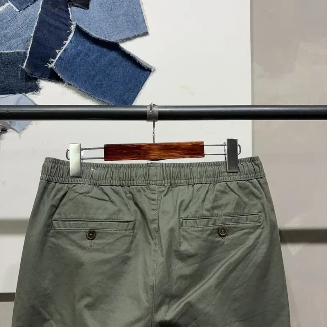 (28~30인치) 에잇세컨즈 여성 캐주얼 밴딩 턱 면바지 팬츠 상품이미지4