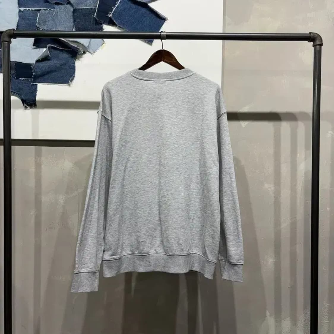 (100) 뉴발란스 스트릿 캐주얼 자수 맨투맨 긴팔 티 상품이미지4