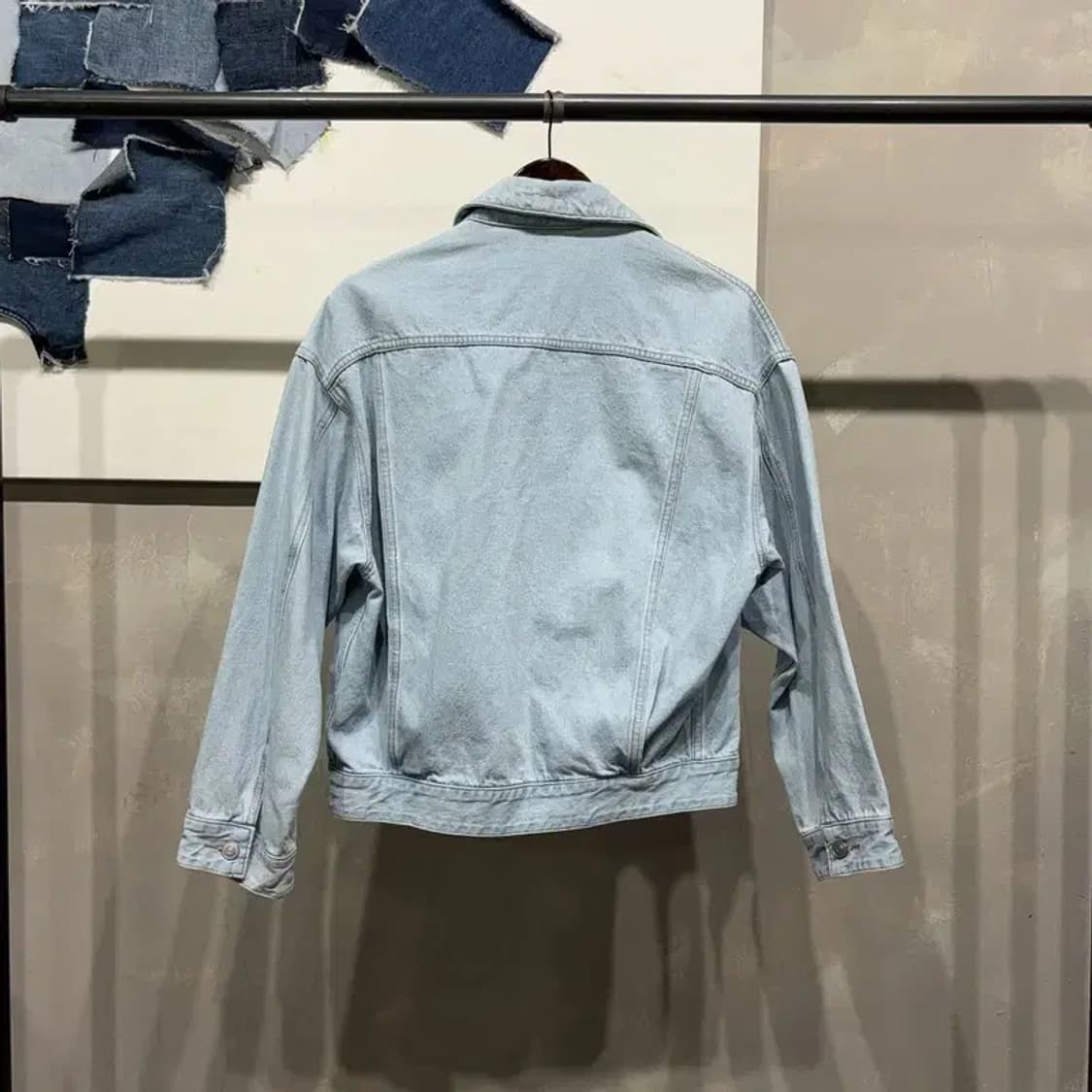 (85) 에잇세컨즈 여성 캐주얼 연청데님 트러커 자켓 상품이미지4