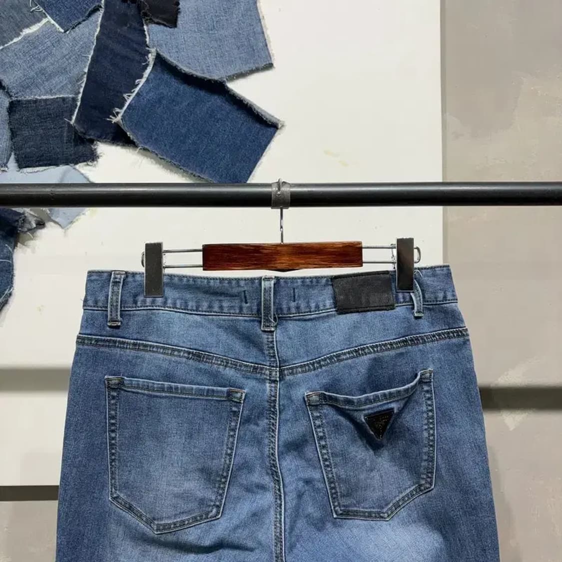 (30인치) 게스 캐주얼 워싱 스판 진청바지 데님팬츠 상품이미지4