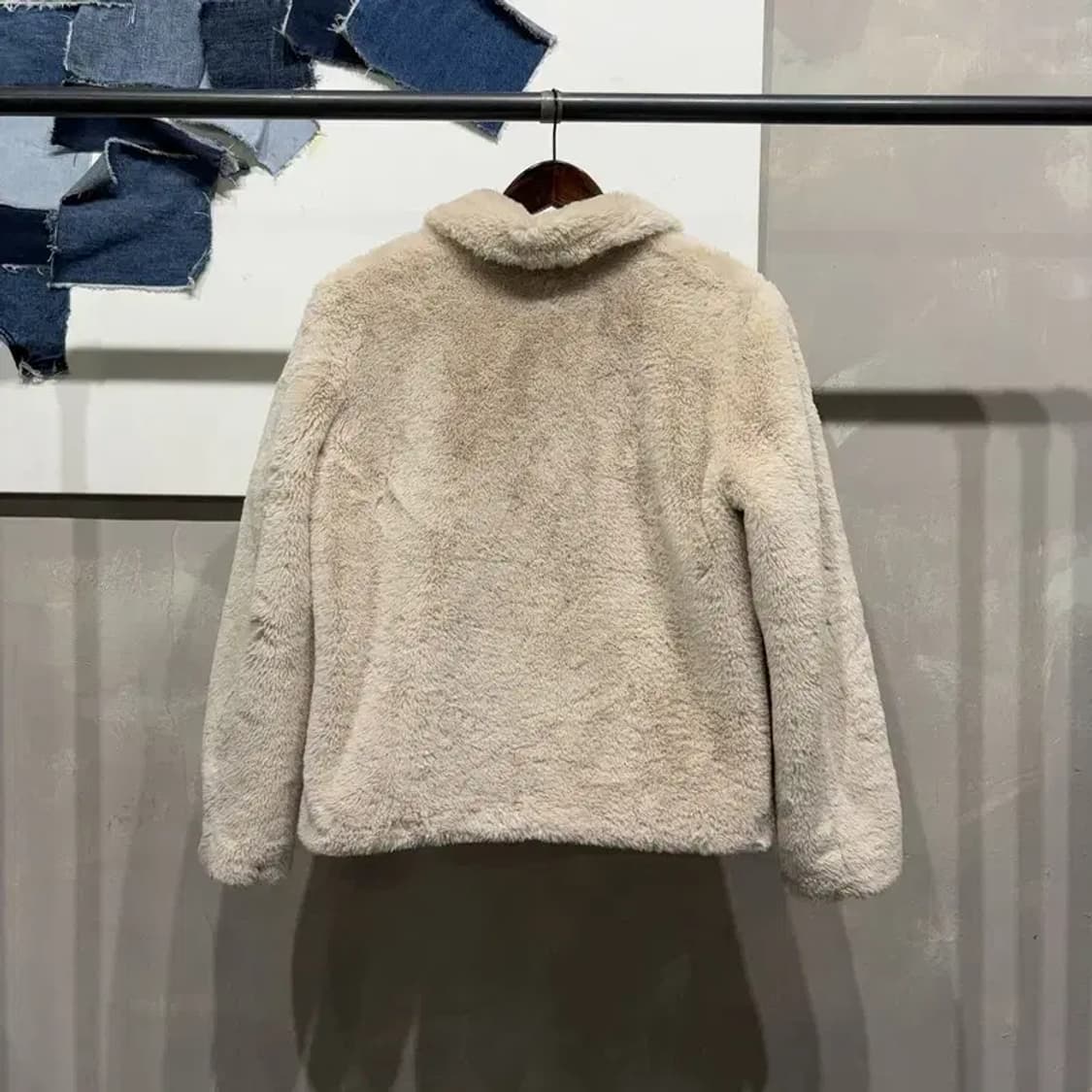 (85) H.M 흐앤므 여성 캐주얼 투포켓 카라 퍼자켓 상품이미지4