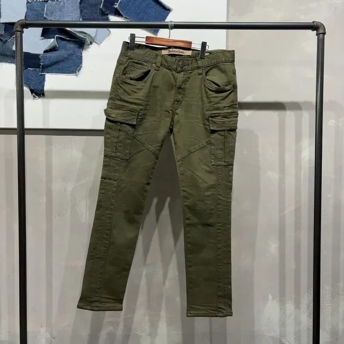 (34인치) 버커루 캐주얼 밀리터리 포켓 면바지 팬츠 상품이미지1