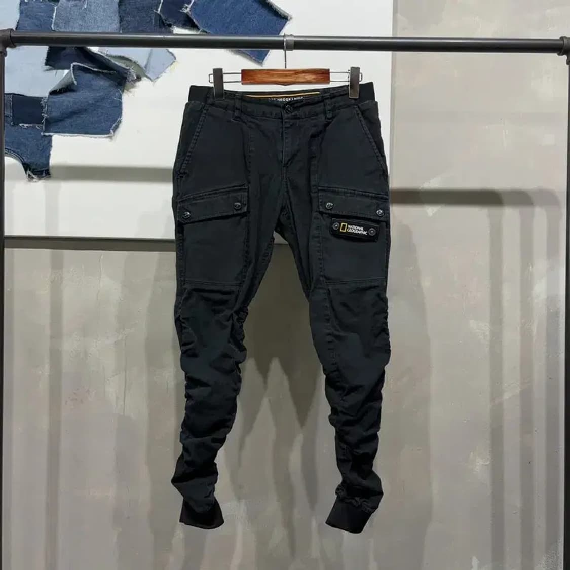 (28~29인치) 내셔널지오그래픽 여성 캐주얼 밴딩 포켓 팬츠 바지 상품이미지1