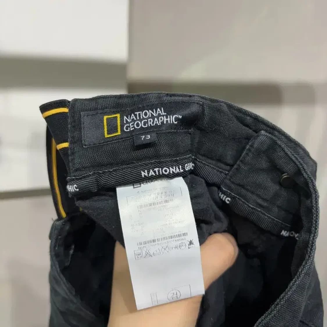 (28~29인치) 내셔널지오그래픽 여성 캐주얼 밴딩 포켓 팬츠 바지 상품이미지5
