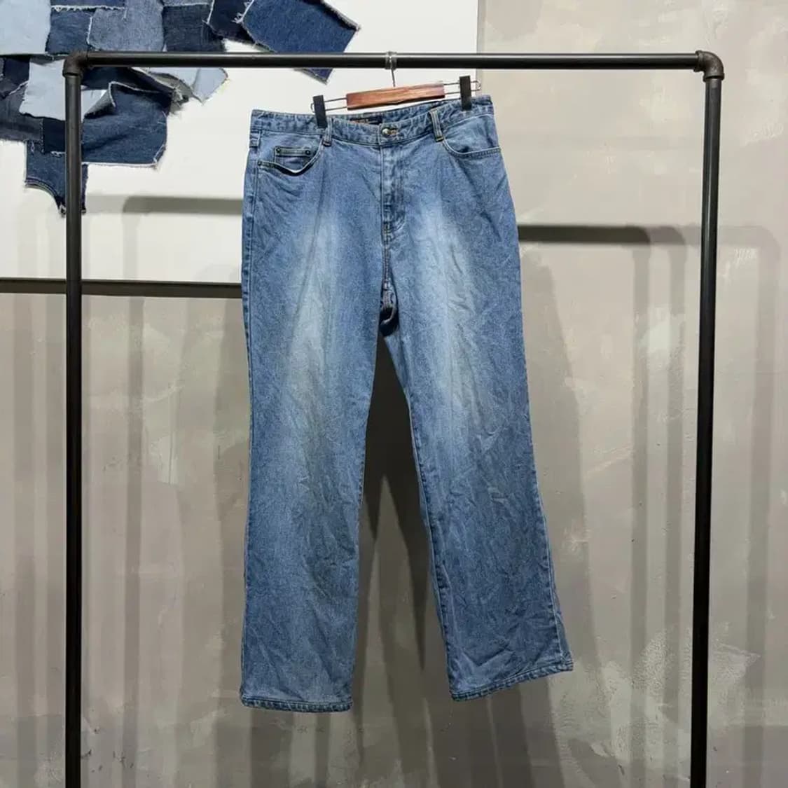 (34인치) 에드윈 스트릿 캐주얼 워싱 청바지 데님팬츠 상품이미지1