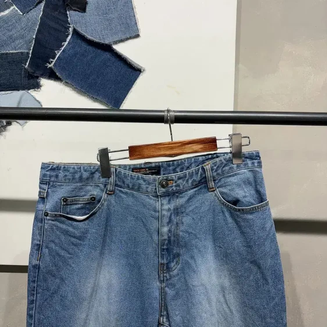 (34인치) 에드윈 스트릿 캐주얼 워싱 청바지 데님팬츠 상품이미지2