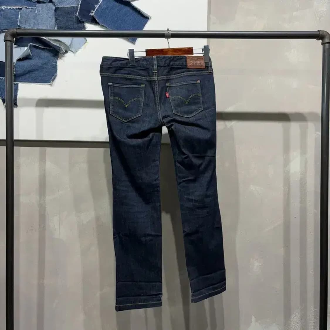 (28인치) 리바이스 여성 타이트 스트레이트핏 스판 청바지 데님팬츠 상품이미지3