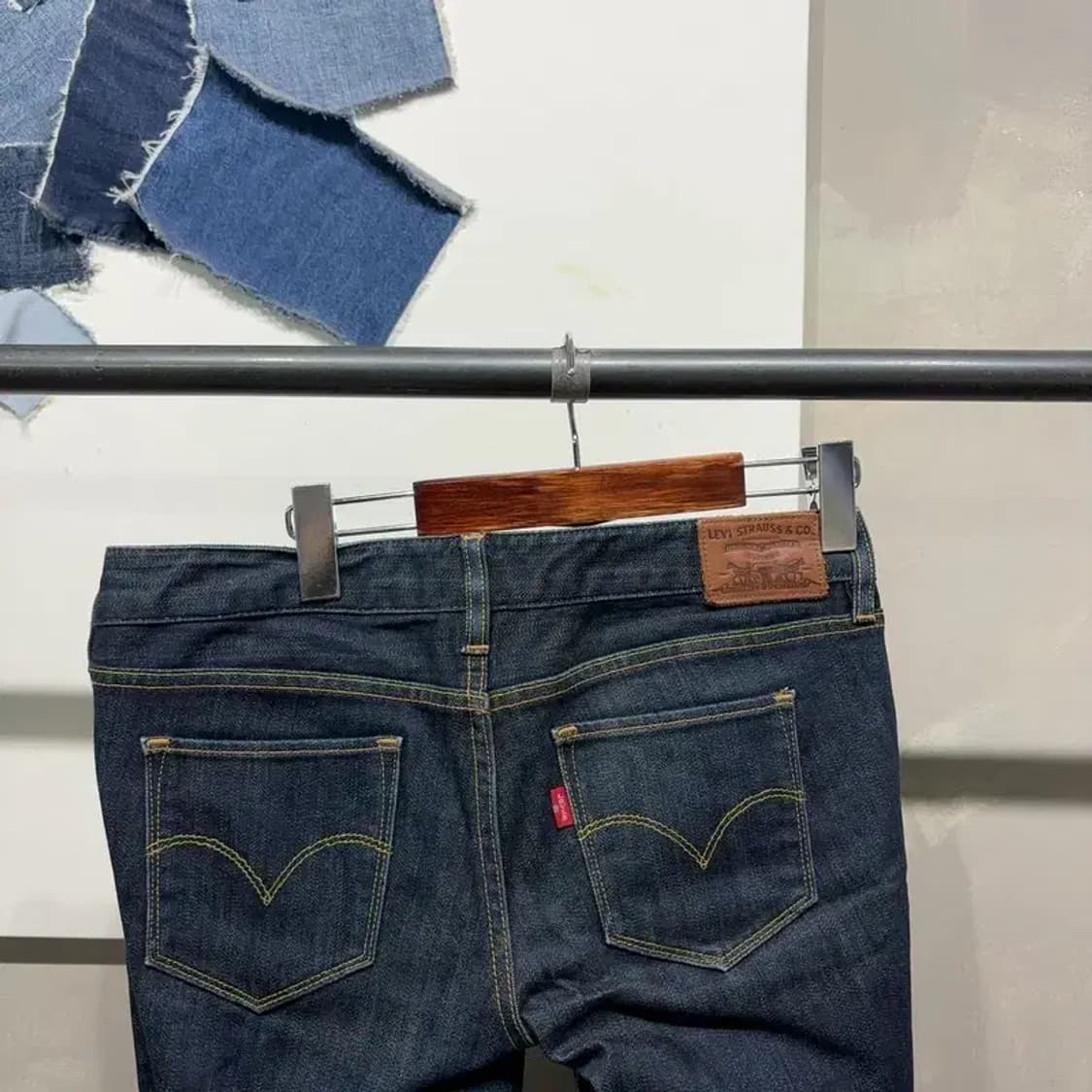 (28인치) 리바이스 여성 타이트 스트레이트핏 스판 청바지 데님팬츠 상품이미지4