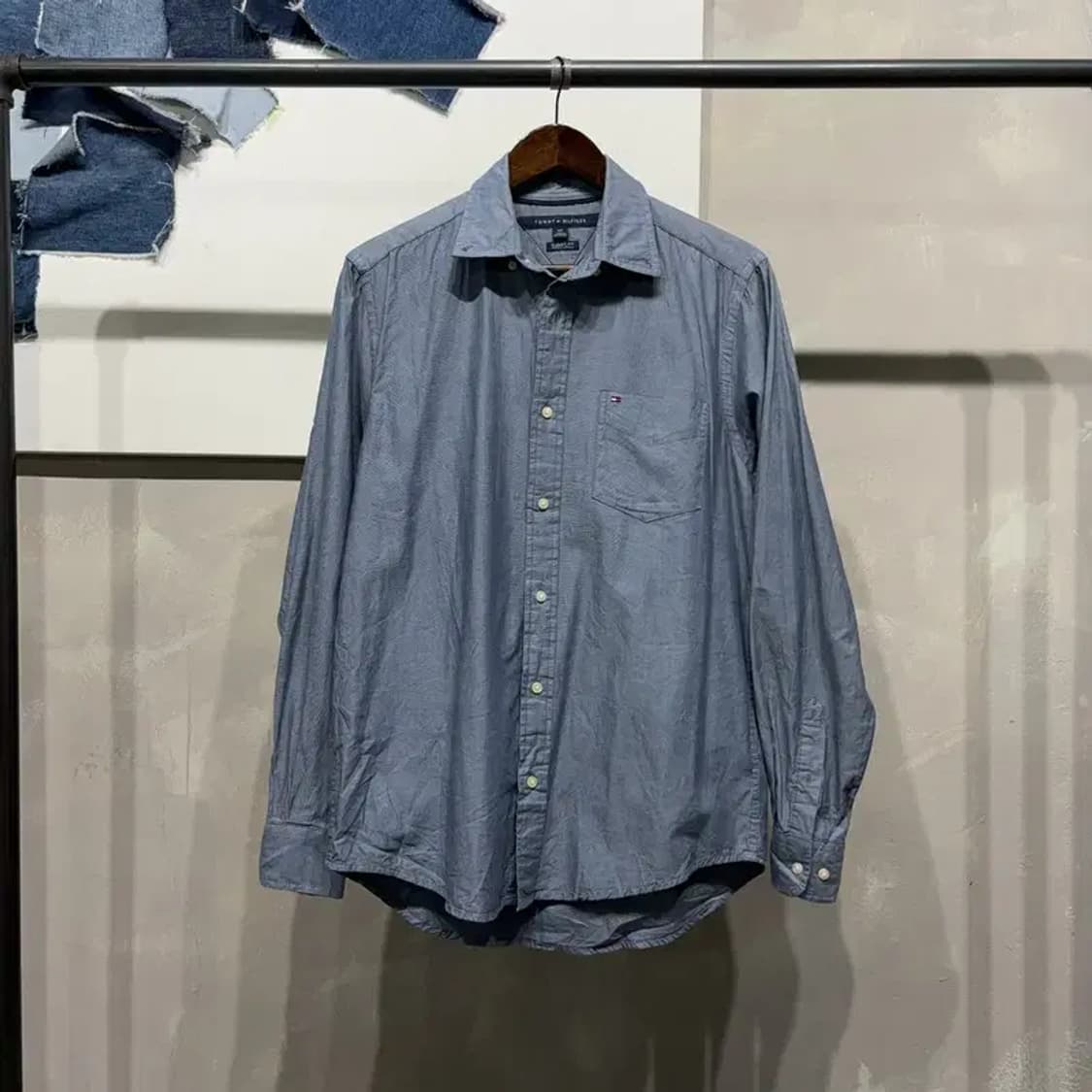 (90) 타미힐피거 클래식 캐주얼 클래식핏 셔츠 남방 상품이미지1