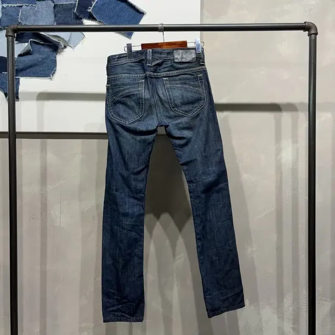 (27인치) 디젤 여성 THANAZ 캐주얼 워싱 진청바지 데님팬츠 상품이미지3