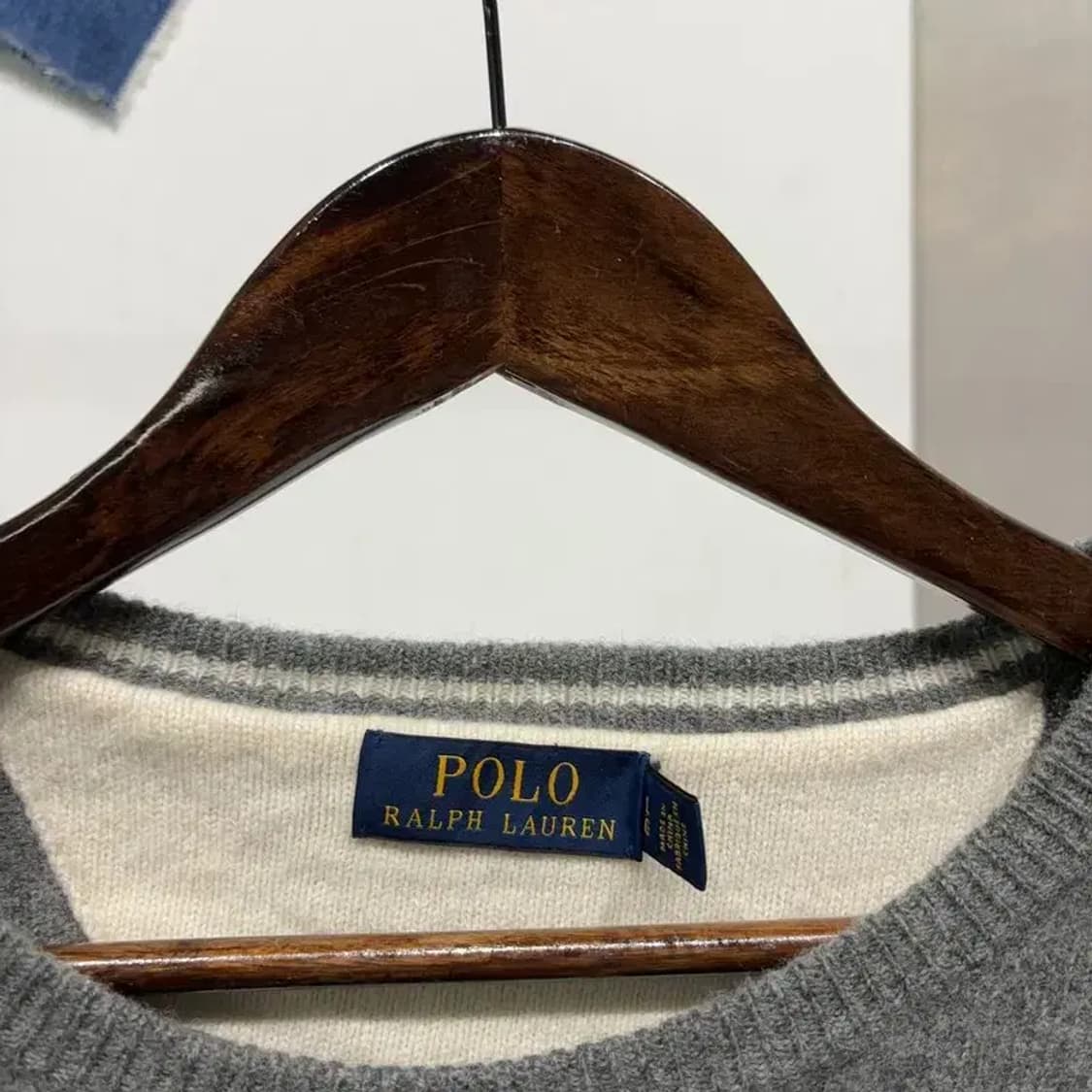 (100) 폴로 랄프로렌 클래식 캐주얼 스트라이프 자수 니트 상품이미지2
