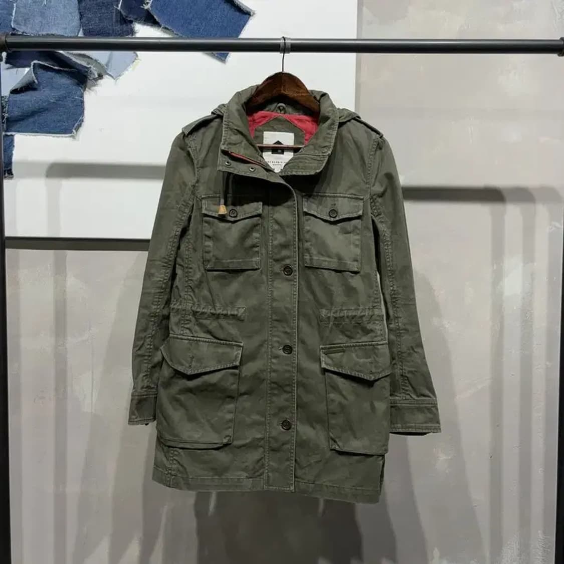 (90) 빈폴 여성 바이크리페어샵 캐주얼 헌팅 필드 야상 하프 자켓 상품이미지1