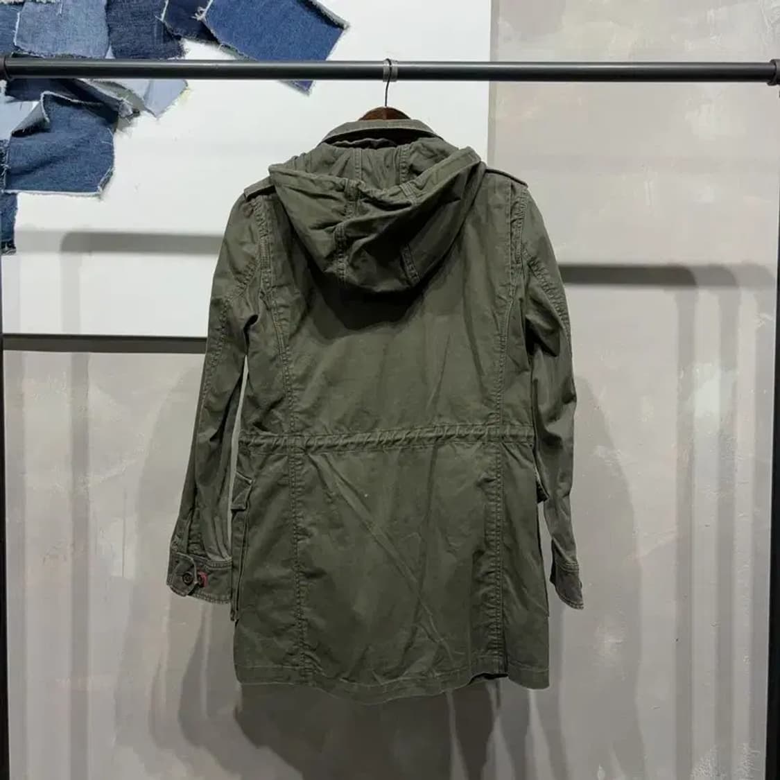 (90) 빈폴 여성 바이크리페어샵 캐주얼 헌팅 필드 야상 하프 자켓 상품이미지4