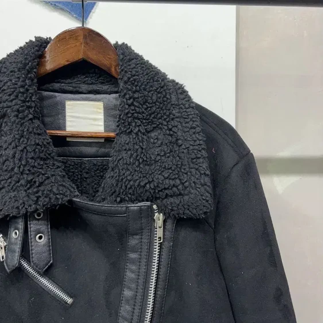 (90) 톰보이 여성 캐주얼 양털 후리스 무스탕 자켓 상품이미지3