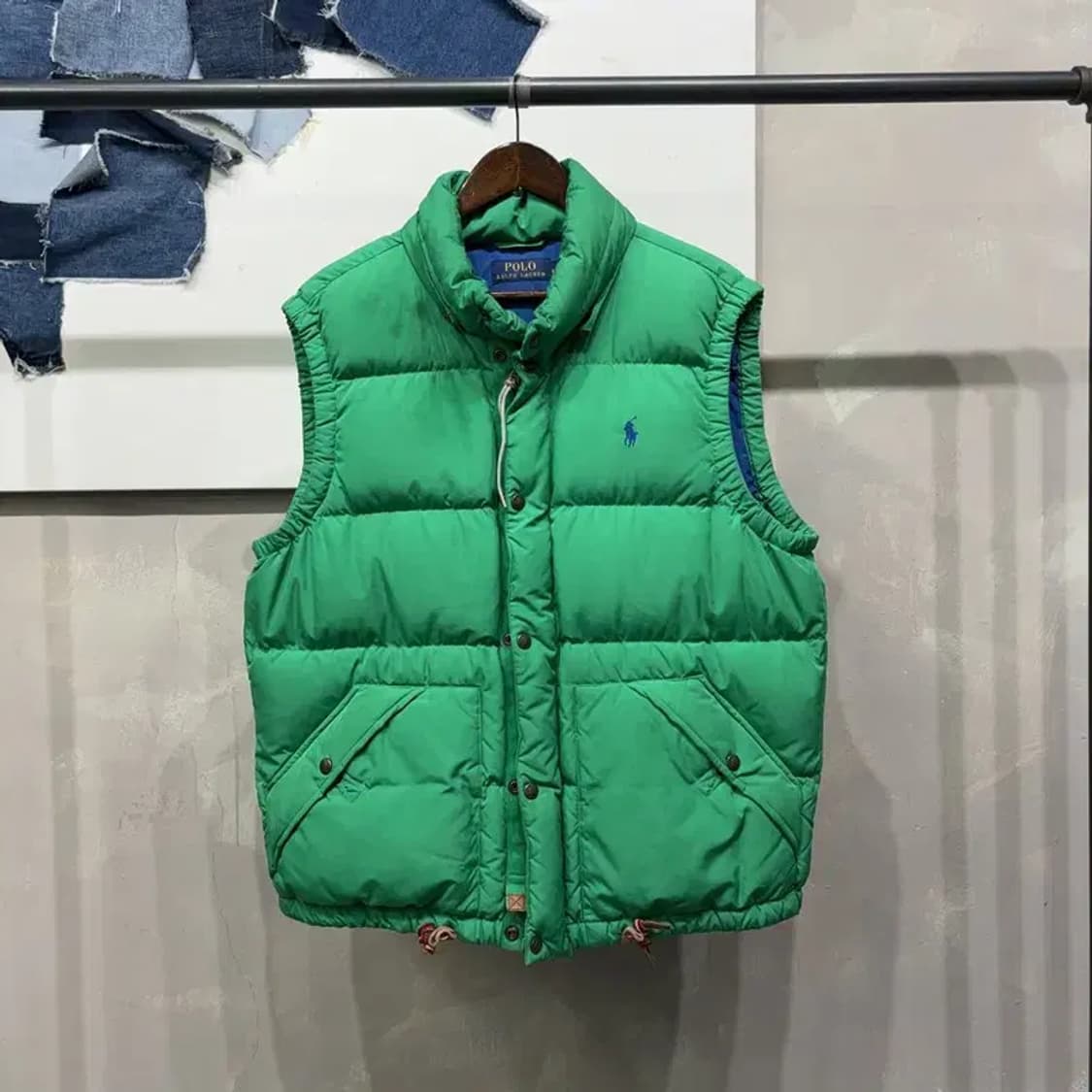(100) 폴로 랄프로렌 캐주얼 덕다운 오리털 패딩조끼 상품이미지1