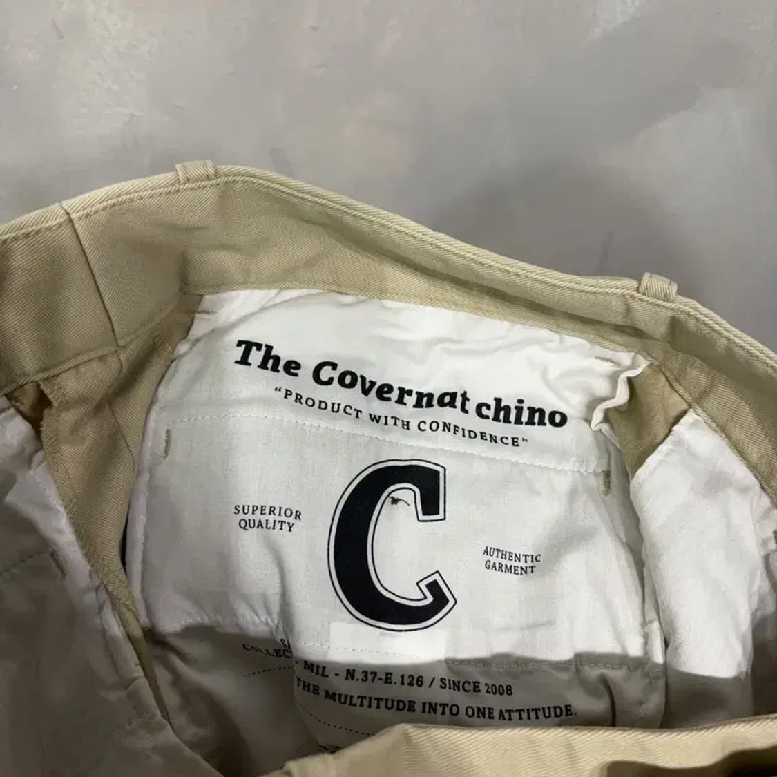 (30인치) 커버낫 캐주얼 베이직 코튼 치노팬츠 바지 상품이미지5