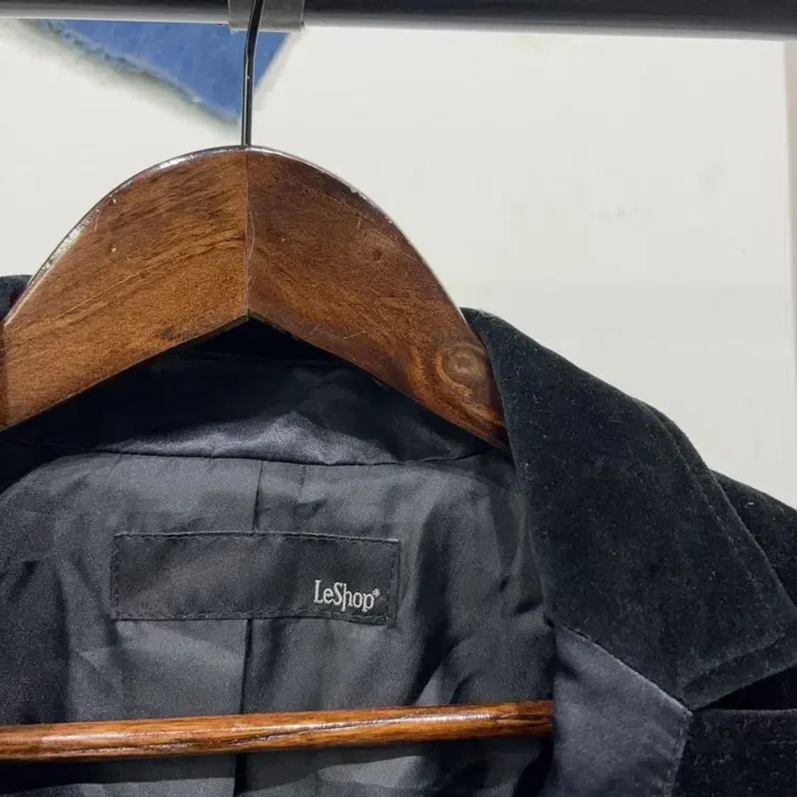 (55) 르샵 여성 캐주얼 벨벳 원버튼 블레이저 자켓 상품이미지2