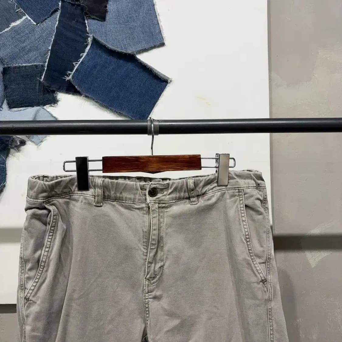 (31~32인치) 시리즈에피그램 클래식 캐주얼 밴딩 스판 치노팬츠 바지 상품이미지2