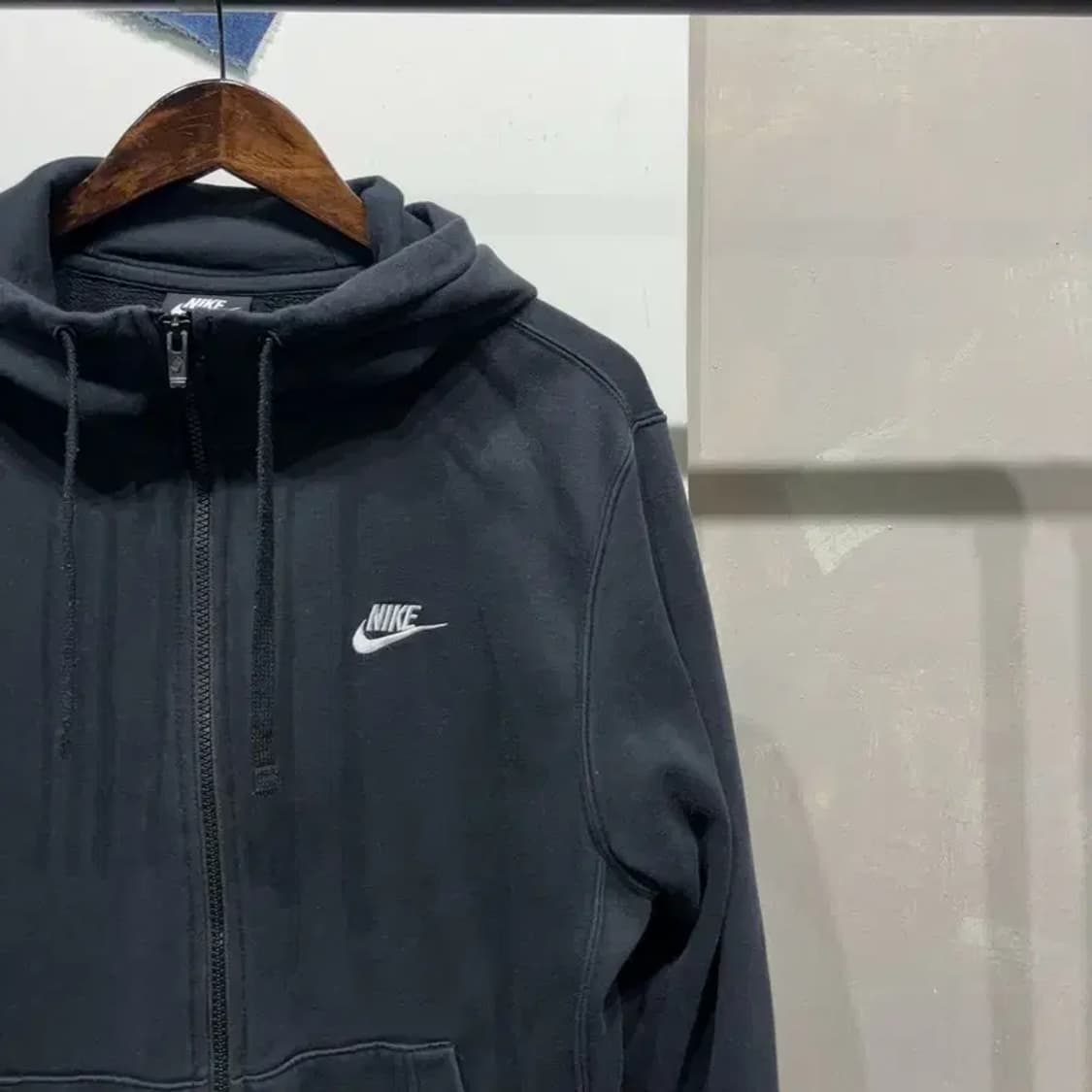 (90) 나이키 스트릿 캐주얼 약기모 자수 후드집업 자켓 상품이미지3