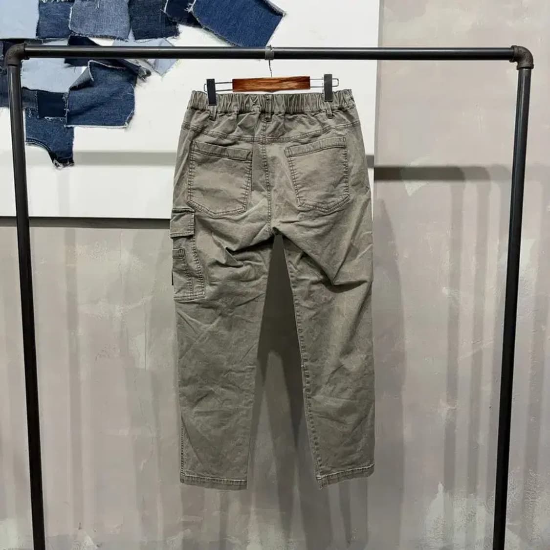 (29~30인치) 지프 여성 밀리터리 캐주얼 밴딩 포켓 바지 상품이미지2