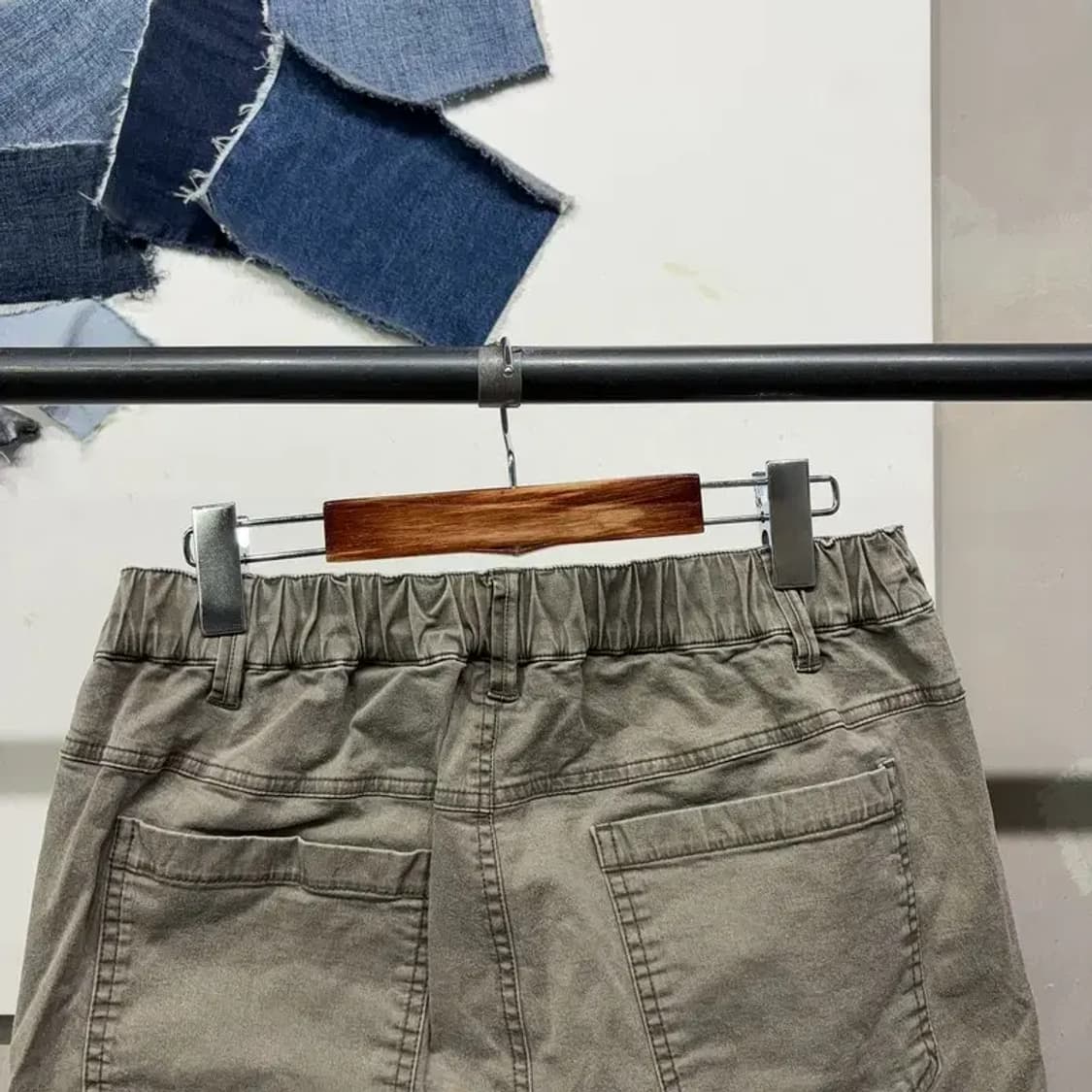 (29~30인치) 지프 여성 밀리터리 캐주얼 밴딩 포켓 바지 상품이미지4