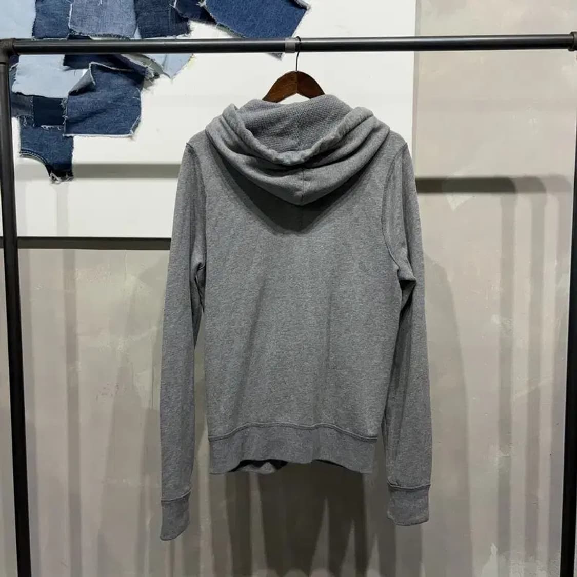 (100) 홀리스터 스트릿 캐주얼 자수 기모 후드집업 자켓 상품이미지4