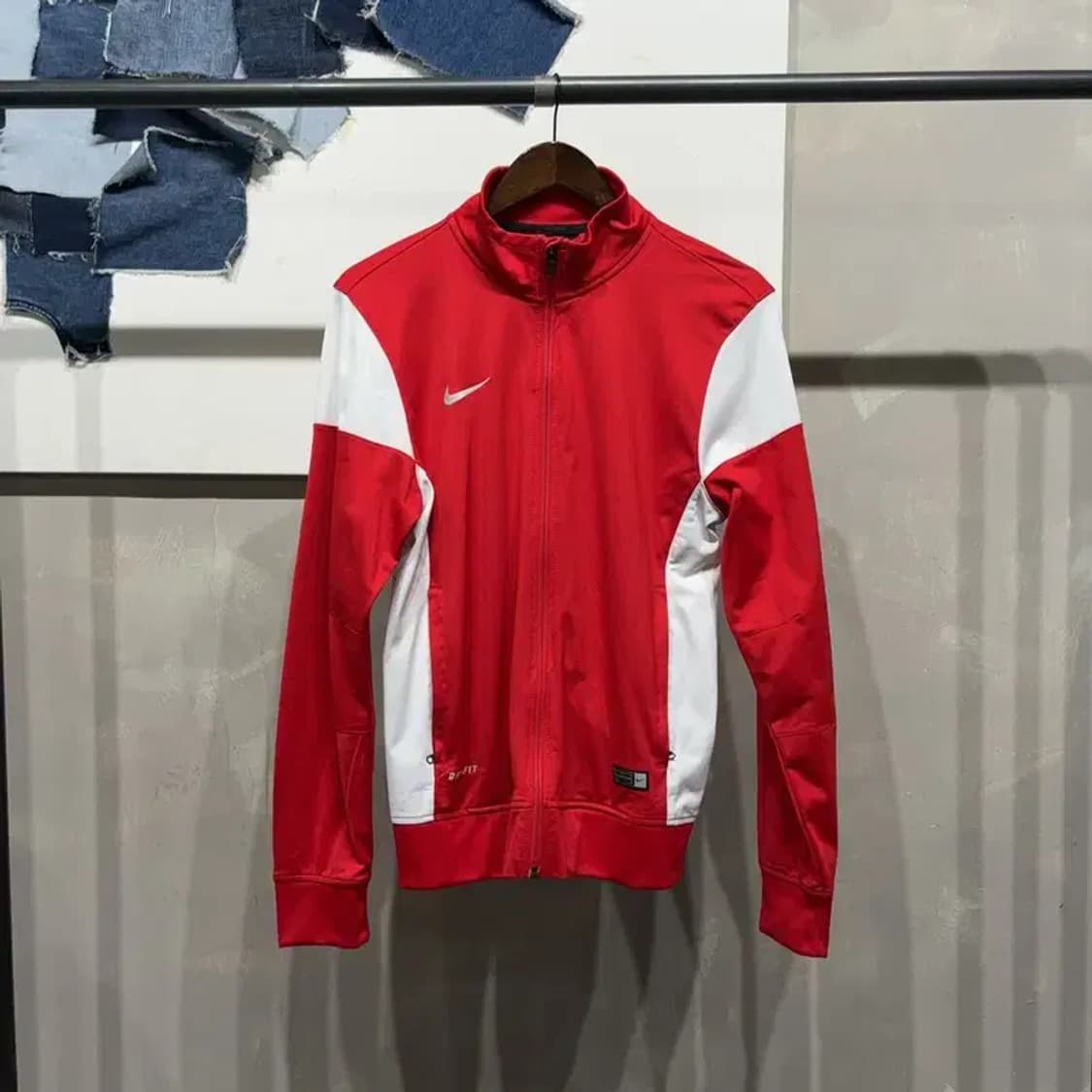 (90) 나이키 드라이핏 운동 스포츠 배색 저지 집업 자켓 상품이미지1