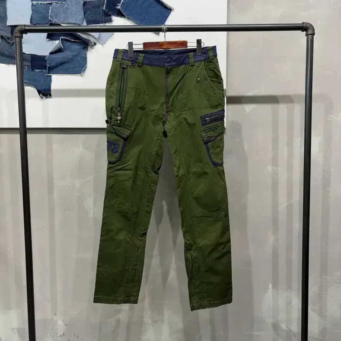 (33인치) 블랙야크 캐주얼 아웃도어 투포켓 배색 바지 상품이미지1