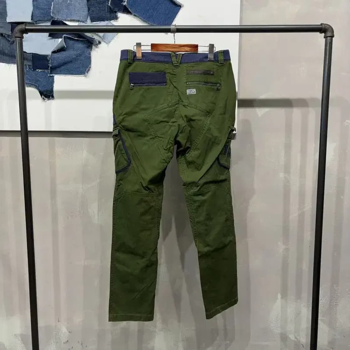 (33인치) 블랙야크 캐주얼 아웃도어 투포켓 배색 바지 상품이미지3