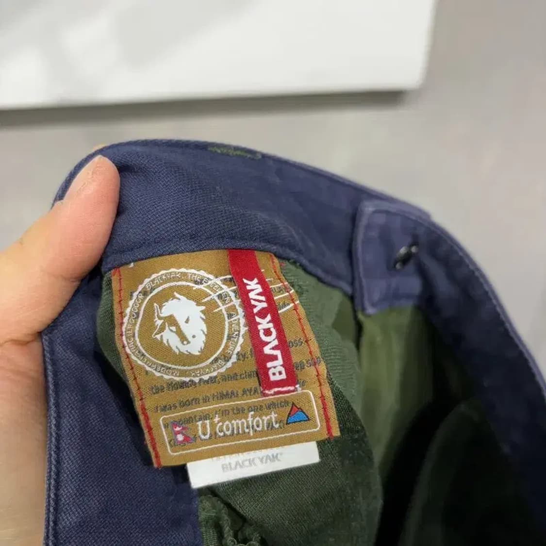 (33인치) 블랙야크 캐주얼 아웃도어 투포켓 배색 바지 상품이미지5