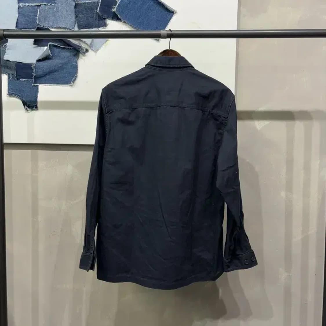 (100) 에디바우어 클래식 캐주얼 투포켓 셔츠 워크자켓 상품이미지4