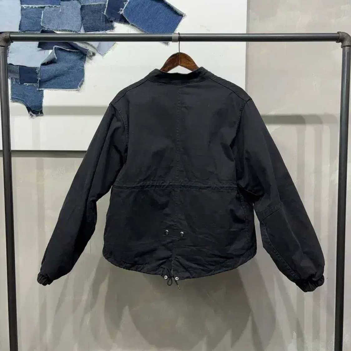 (100) 라퍼지스토어 캐주얼 패디드 크롭 야상 자켓 상품이미지4