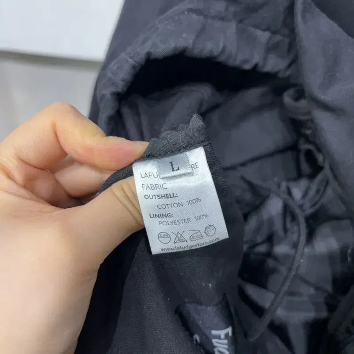 (100) 라퍼지스토어 캐주얼 패디드 크롭 야상 자켓 상품이미지6