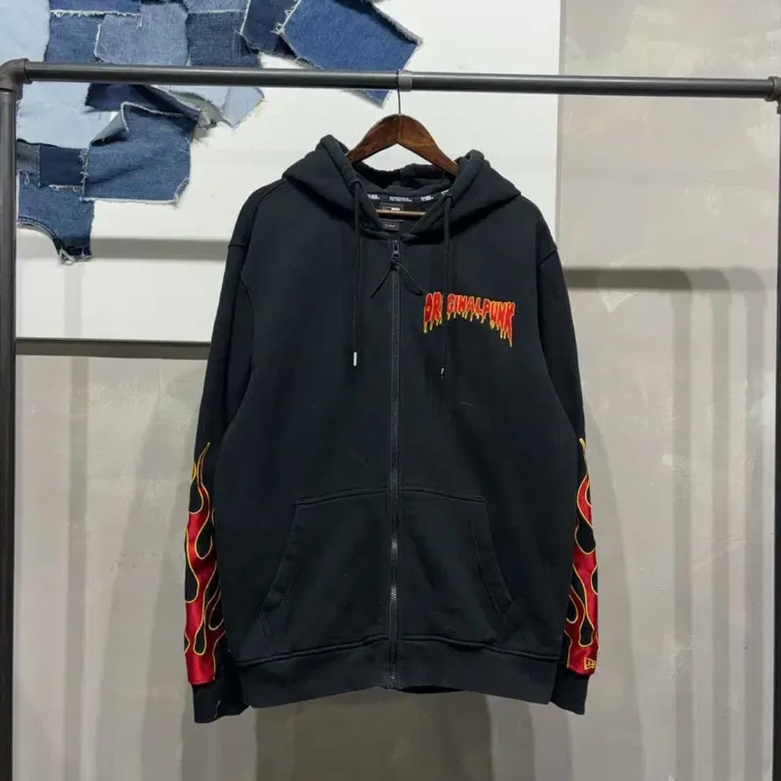 (105) 뉴에라 오리지널 펑크 스트릿 기모 후드집업 자켓 상품이미지1