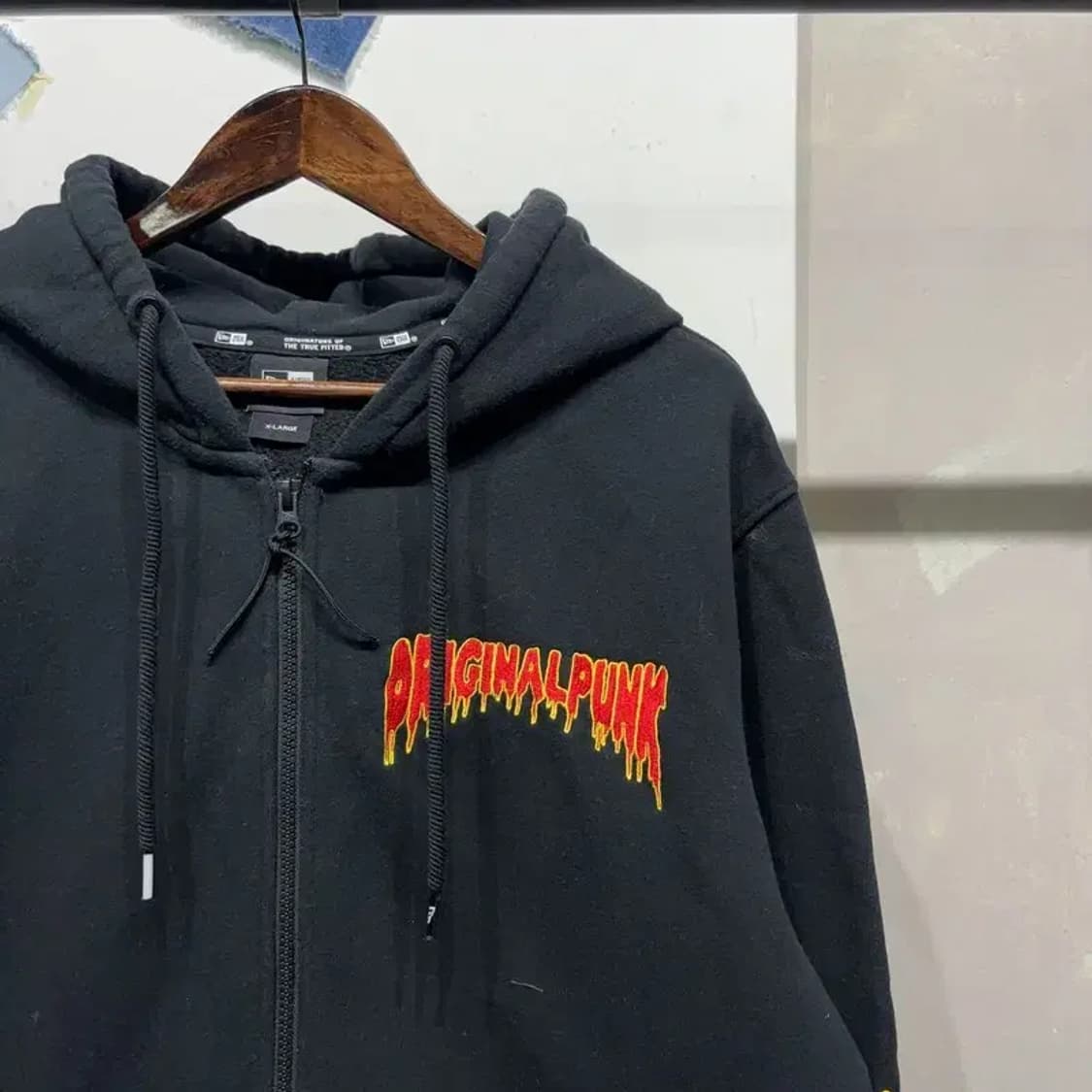 (105) 뉴에라 오리지널 펑크 스트릿 기모 후드집업 자켓 상품이미지3