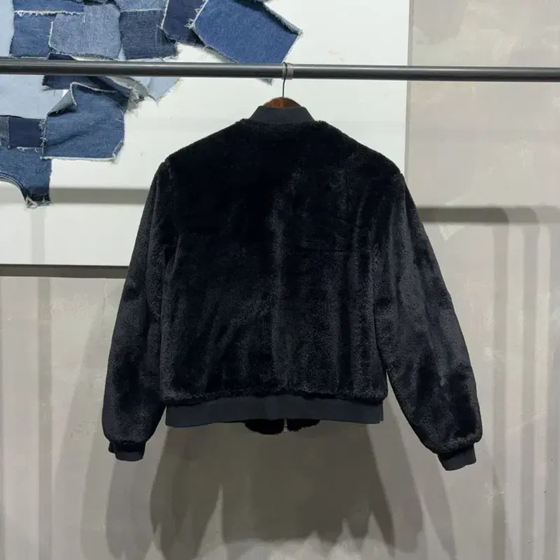 (85) 미쏘 여성 캐주얼 퍼 누빔 블루종 자켓 상품이미지3