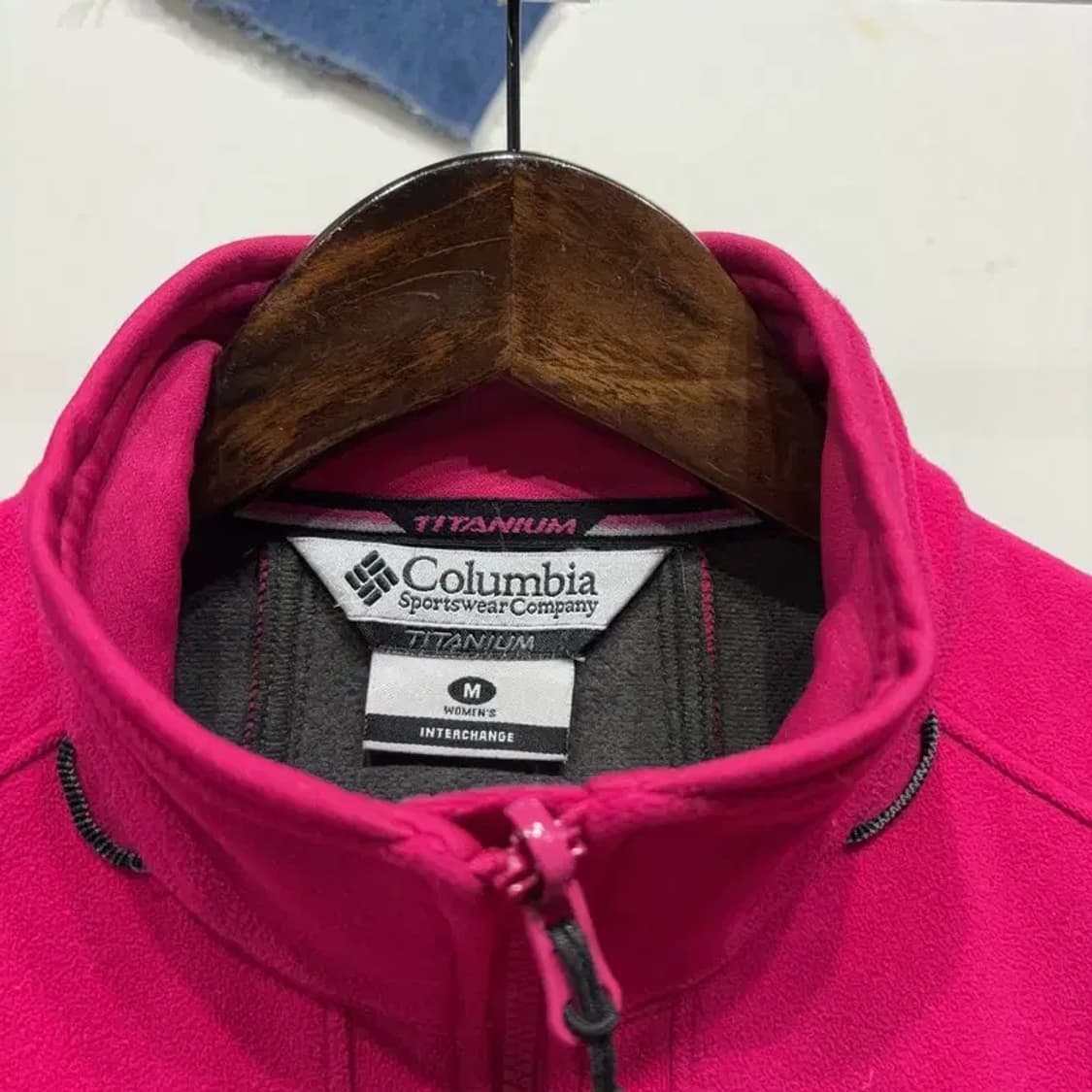 (95) 콜롬비아 여성 등산 티타늄 윈드스토퍼 후리스 조끼 상품이미지2