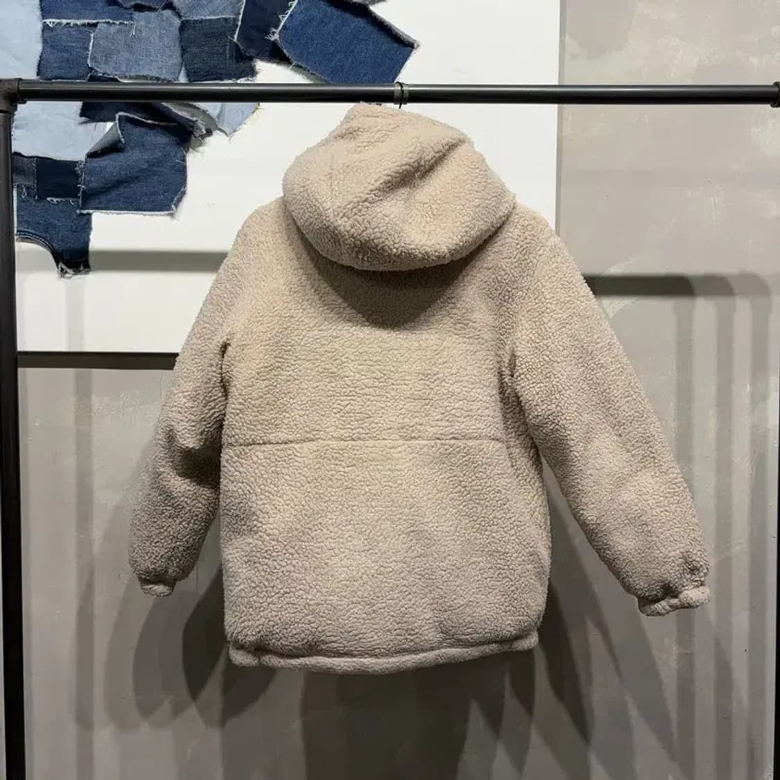 (90) 아이더 여성 캐주얼 리버시블 양털 뽀글이 후리스 패딩 상품이미지4