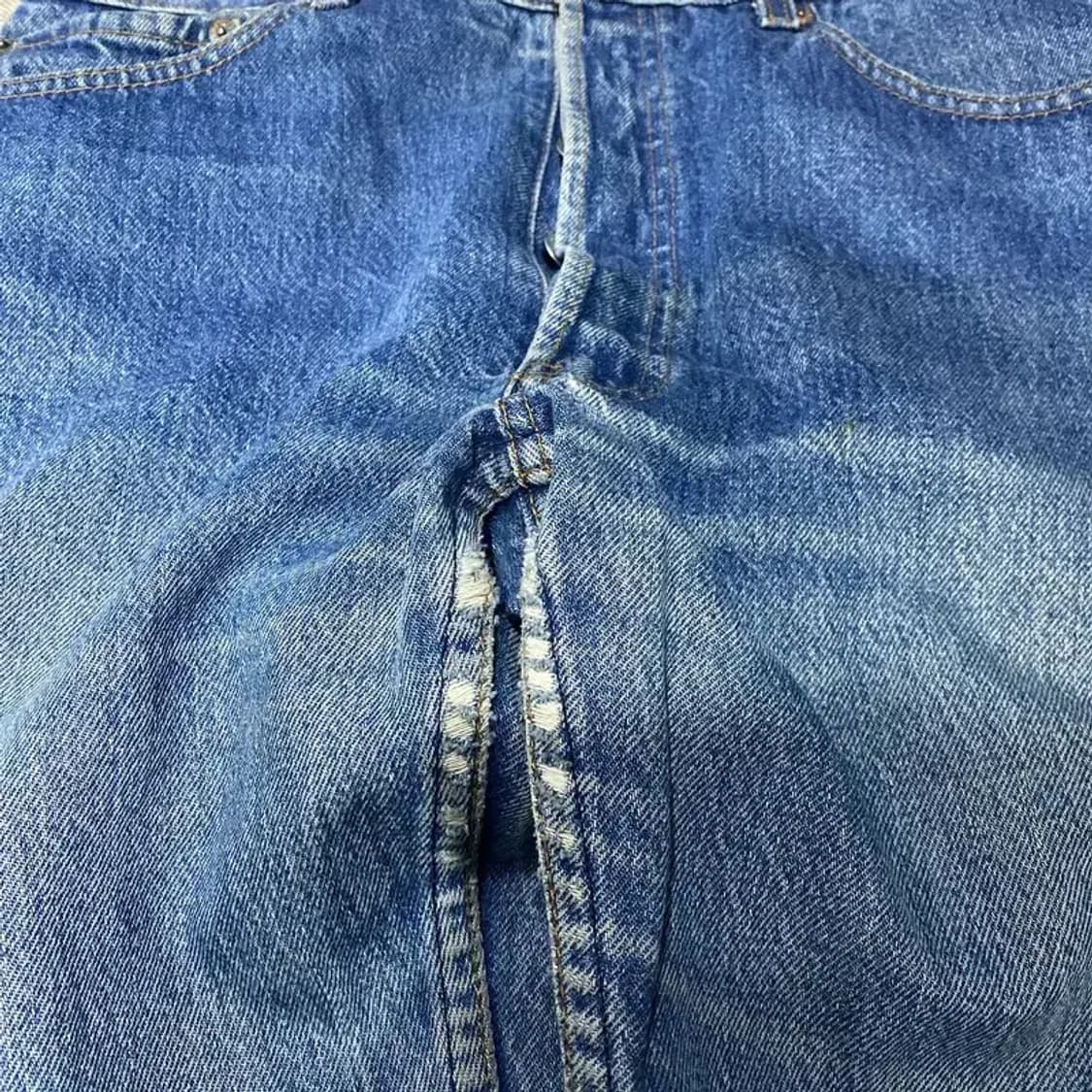 (34인치) 리바이스 501 빈티지 워싱 청바지 데님팬츠 상품이미지6