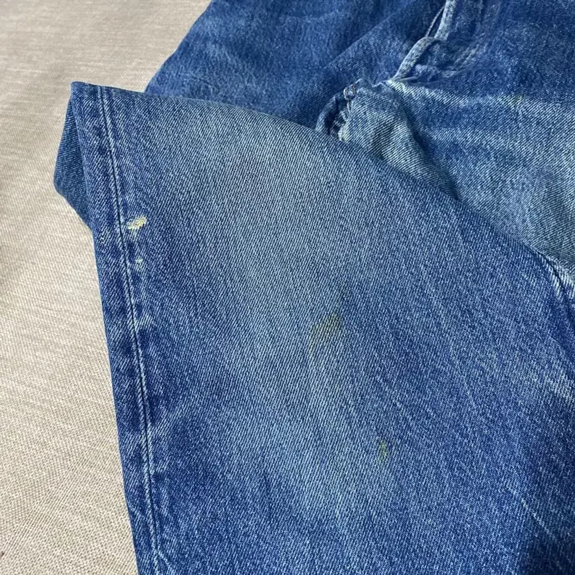 (34인치) 리바이스 501 빈티지 워싱 청바지 데님팬츠 상품이미지7