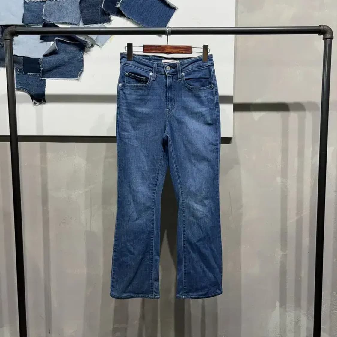 (27인치) 리바이스 여성 725 하이라이즈 부츠컷 스판 청바지 상품이미지1