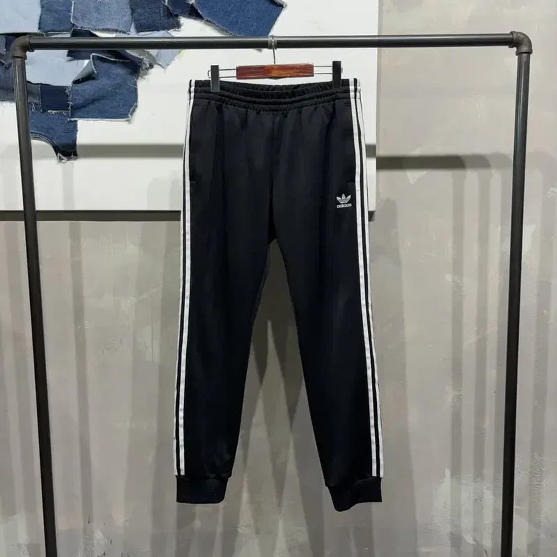 (32~34인치) 아디다스 캐주얼 밴딩 조거 운동바지 트랙팬츠 상품이미지1