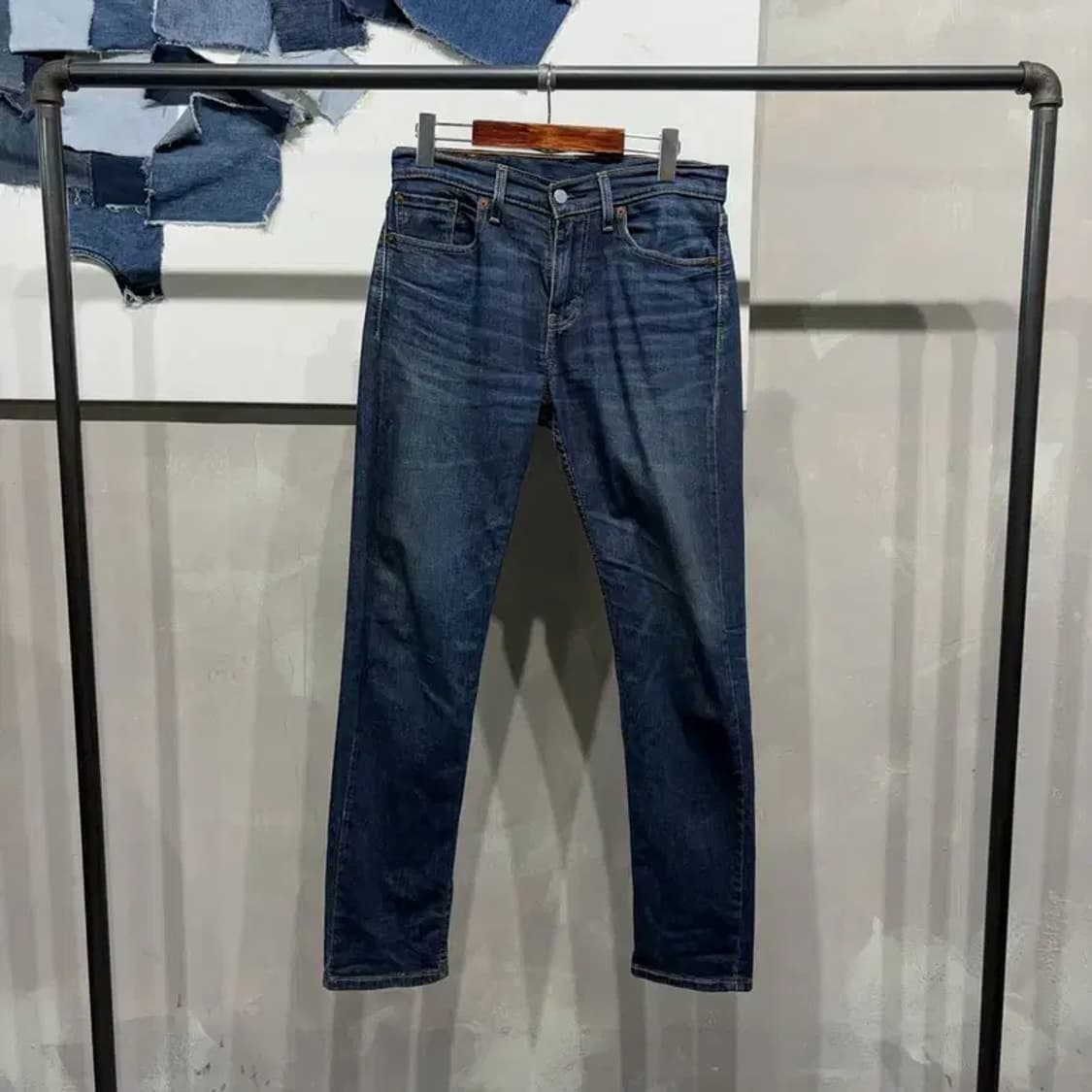 (29인치) 리바이스 502 스판 워싱 진청바지 데님팬츠 상품이미지1