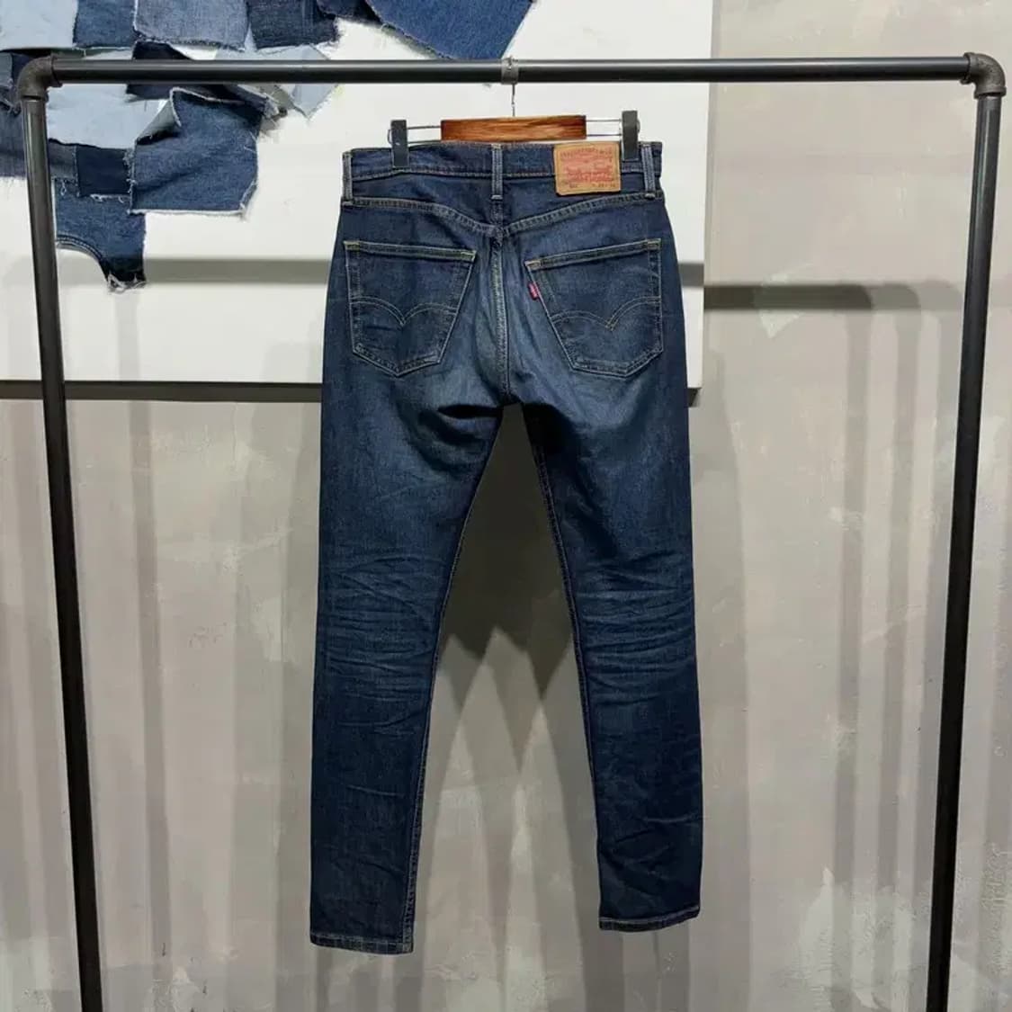 (29인치) 리바이스 502 스판 워싱 진청바지 데님팬츠 상품이미지3