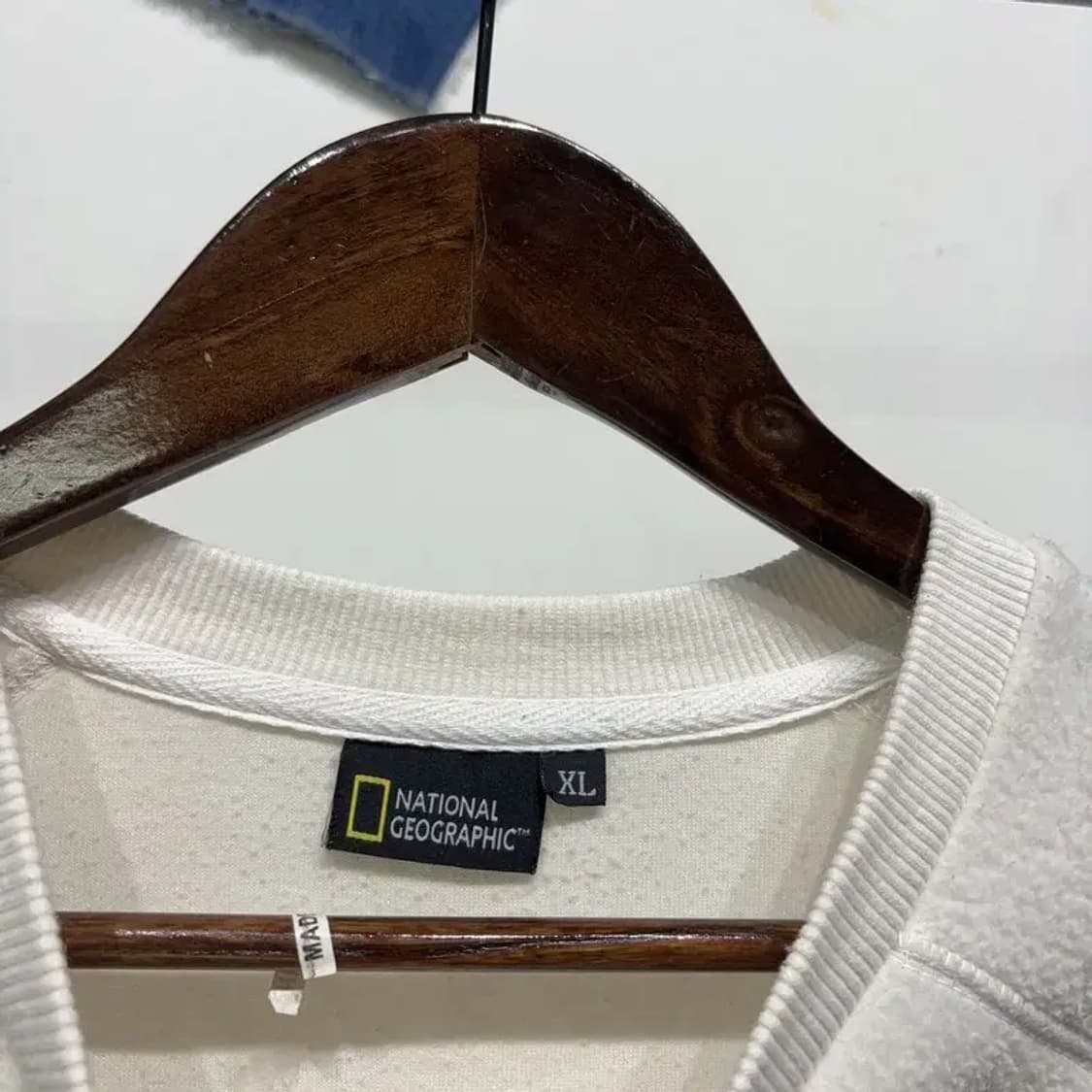 (105) 내셔널지오그래픽 캐주얼 자수 후리스 맨투맨 긴팔 티 상품이미지2