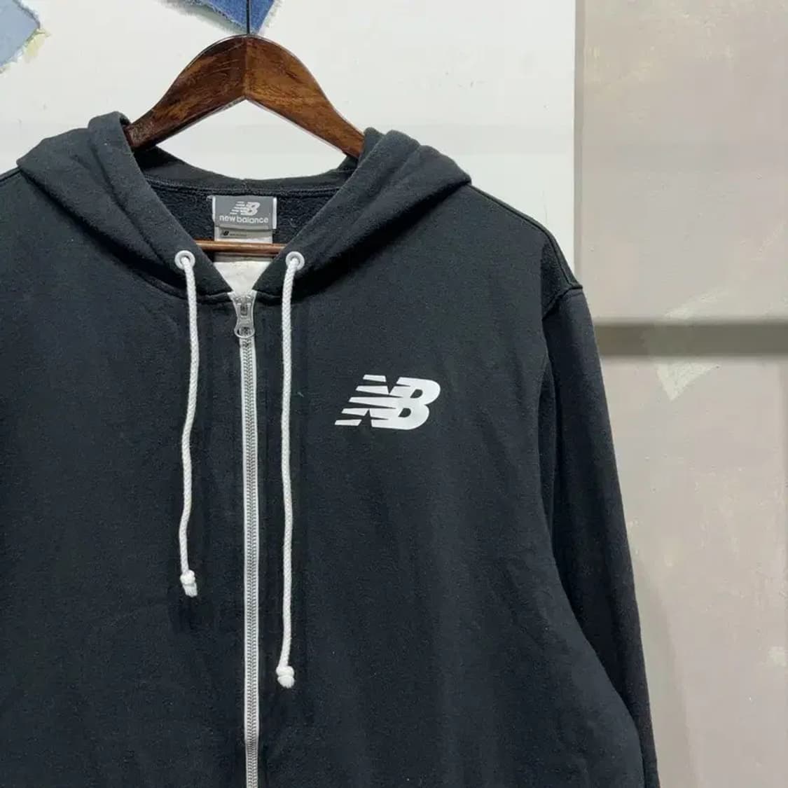 (105) 뉴발란스 스트릿 캐주얼 기모 프린팅 후드집업 자켓 상품이미지3