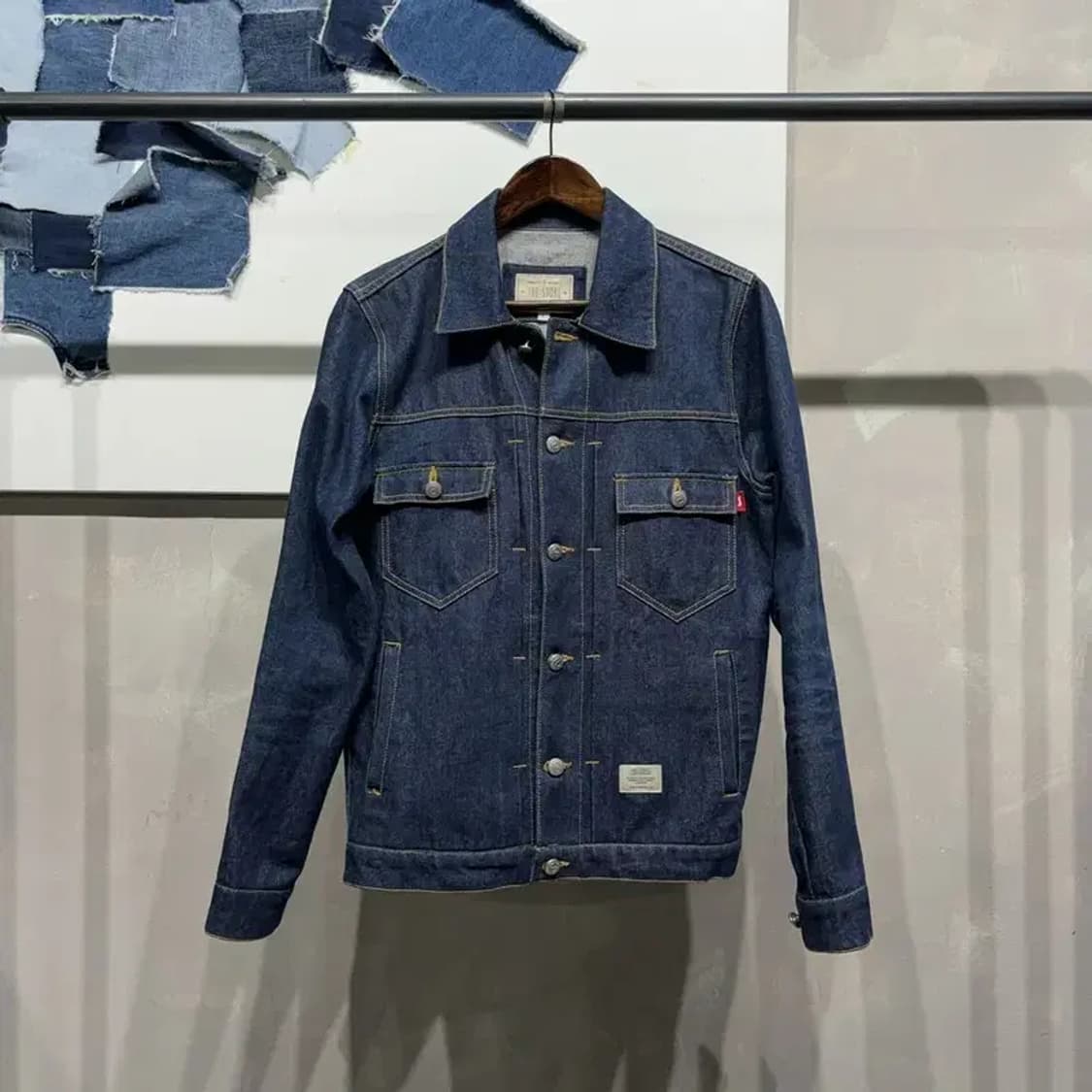 (100) 더스토리 스트릿 캐주얼 데님 트러커 자켓 상품이미지1