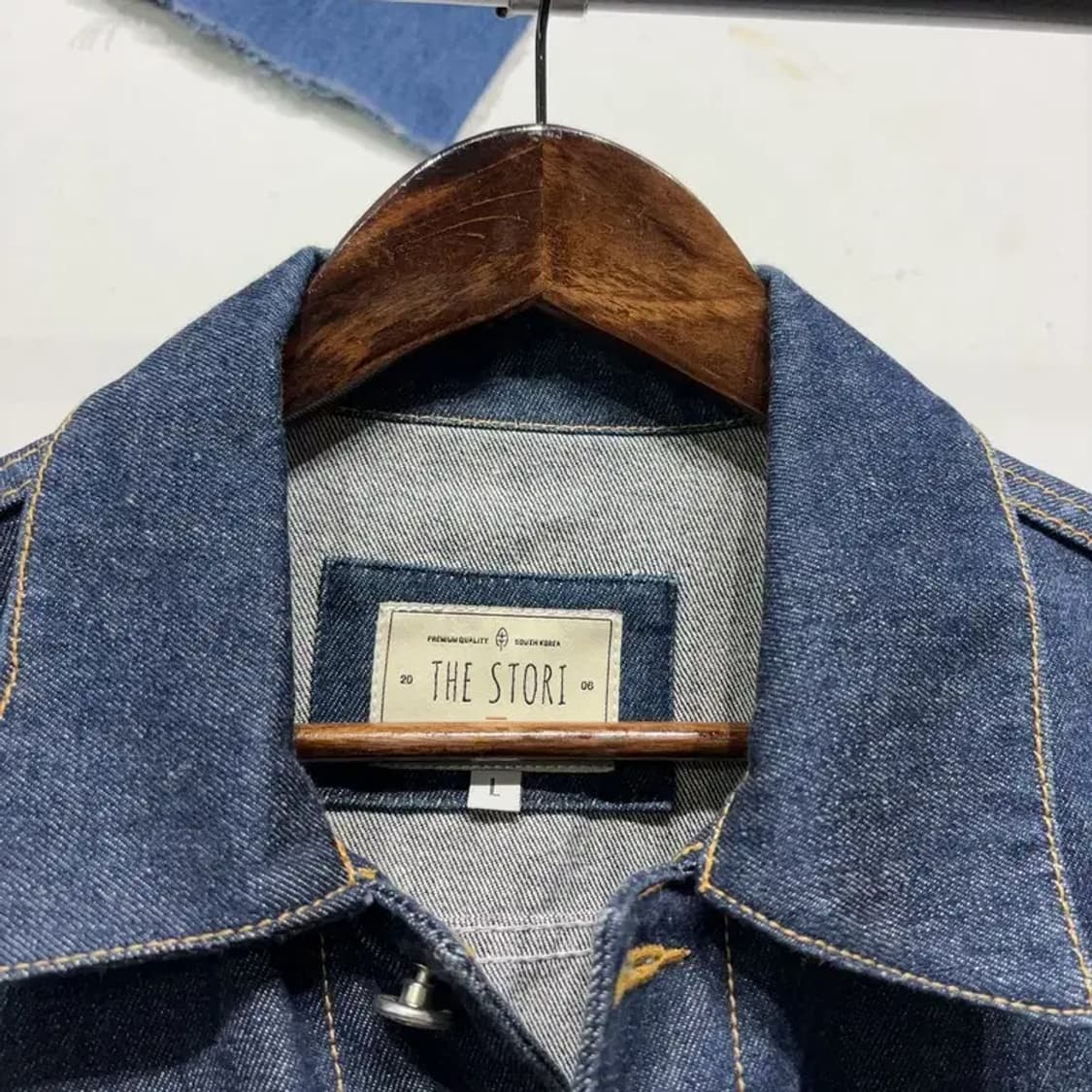 (100) 더스토리 스트릿 캐주얼 데님 트러커 자켓 상품이미지2