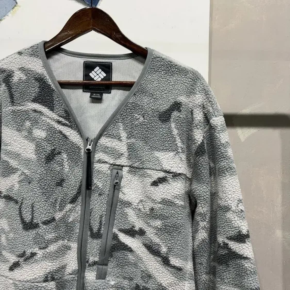 (105) 콜롬비아 캐주얼 카모 카라리스 양털 후리스 자켓 상품이미지3